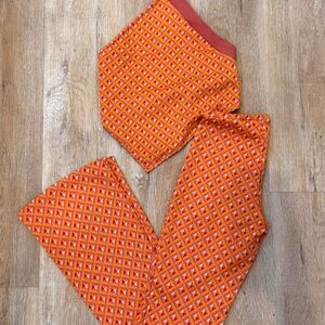 Zara Multicolor Geometric Patterned Pants